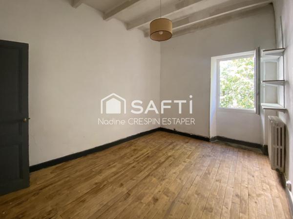 Coup de coeur pour ce T3 de caractère en centre-bourg – Loué, avec jardin et garage