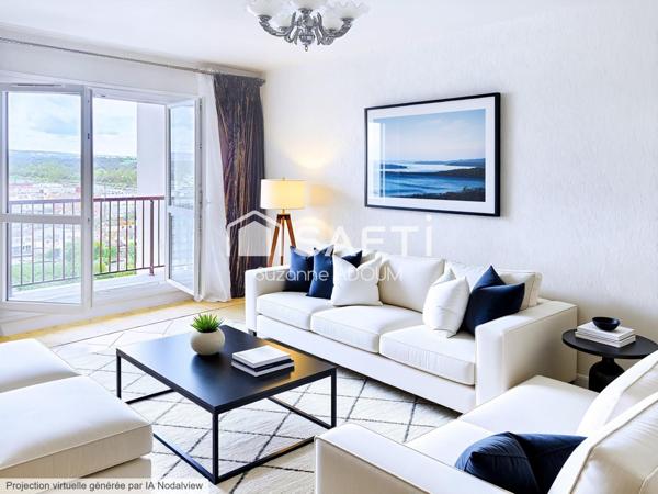 Grand appartement 3 pièces à vendre à Mantes La Jolie