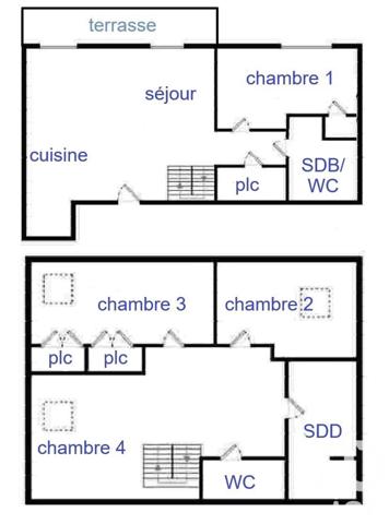 Duplex 5 pièces de 79 m² à Cabourg (14390)