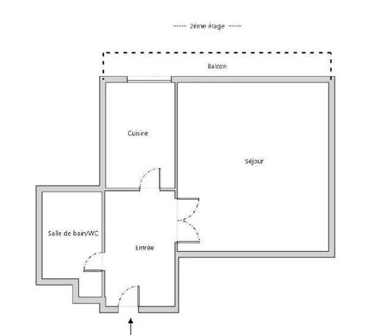 Appartement F1 à vendre  1 pièce - 34 m 2   NEUILLY SUR SEINE  - 92