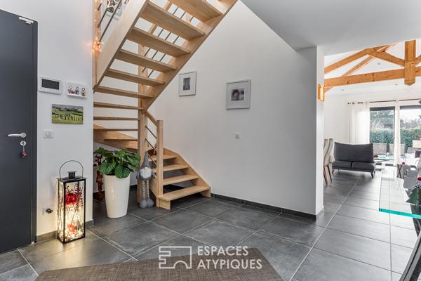 Maison contemporaine à Tournefeuille avec piscine et garage