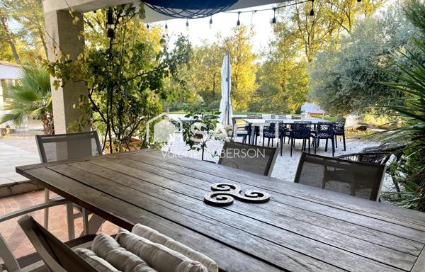 BELLE PROPRIÉTÉ PROVENÇALE AVEC PISCINE ET VERGER  AU CALME