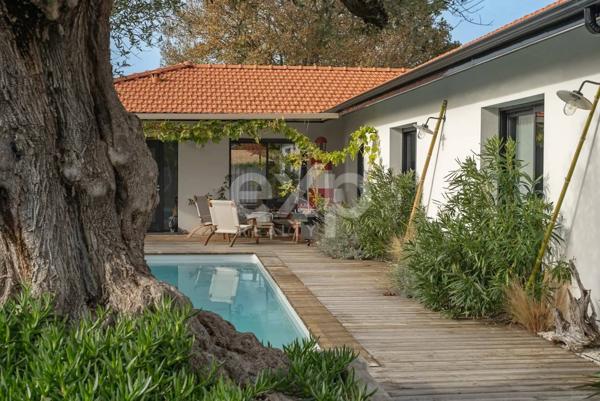 Maison type arcachonnaise de 160 m² avec T2 indépendant, jacuzzi et triple garage
