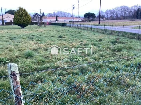 terrain constructible à Neuvic entièrement clôturé