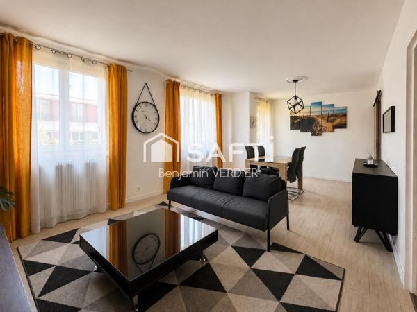 Charmant T3 72 m², résidence calme avec box
