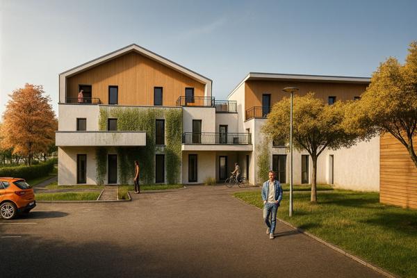 Bureaux neufs à louer à Basse-Goulaine avec jardins privatifs