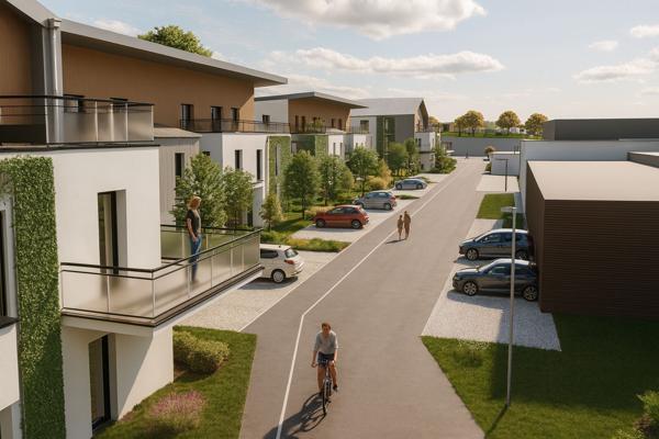 Bureaux neufs à louer à Basse-Goulaine avec jardins privatifs