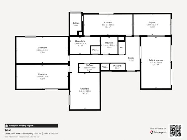 Appartement 125m² 3 chambres 2ème étage avec ascenseur exposition Sud salon très lumineux vue sur le parc immeuble rénové (26)