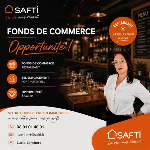 À CÉDER - Fonds de commerce de restauration - Secteur (63)