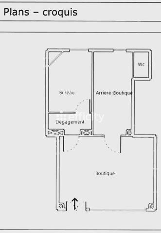 Local Commercial 3 pièces - 47 m² Exclusivité efficity