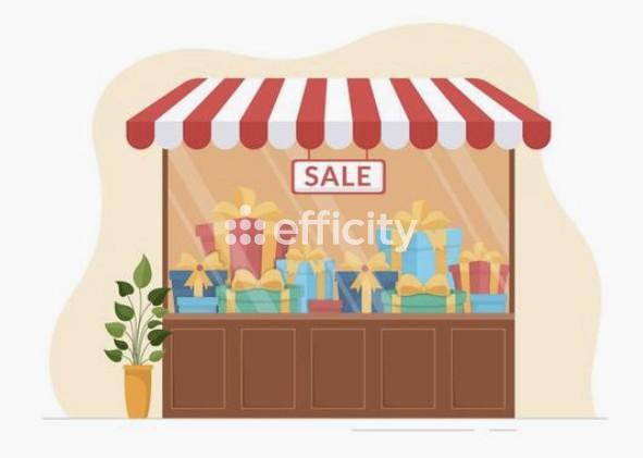 Local Commercial 3 pièces - 47 m² Exclusivité efficity