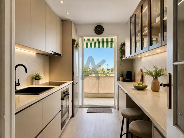 CANNES, Alexandre III – Appartement 2 pièces aperçu mer