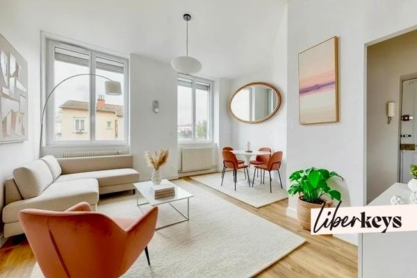 Coup de Cœur -Lumineux 3 pièces- Refait à Neuf -51,83 m² Loi Carrez– Caluire-et-Cuire