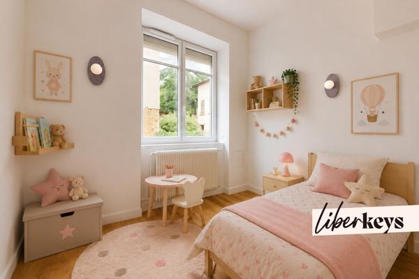 Coup de Cœur -Lumineux 3 pièces- Refait à Neuf -51,83 m² Loi Carrez– Caluire-et-Cuire