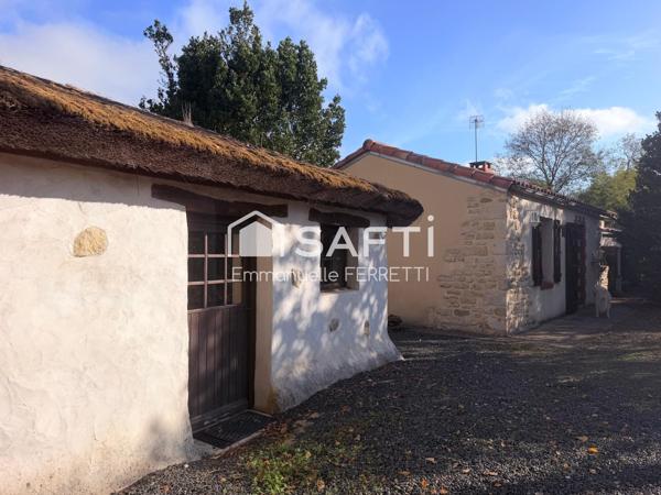 ENSEMBLE IMMOBILIER MAISON, BOURRINE, ET GRANGE 250M2