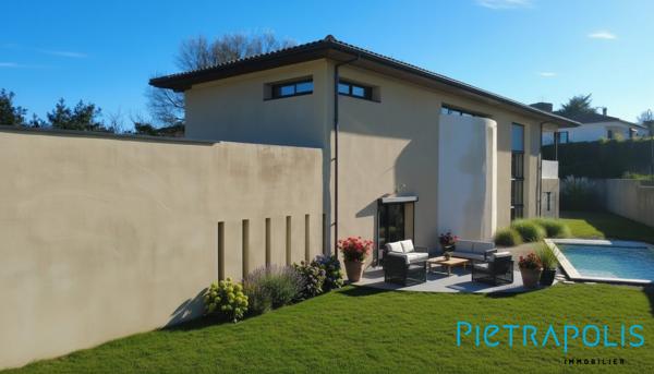 EXCLUSIVITÉ - LEDIGNAN : Sur une parcelle de 1174m², Maison de 199m², piscine, garage