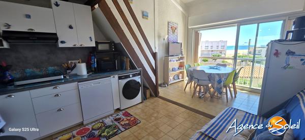 Appartement à Saint-Pierre-la-Mer BELLE VUE MER T2 + PARKING BAS ST PIERRE