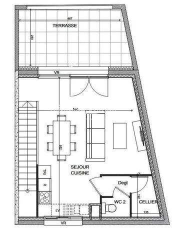 Appartement duplex neuf 82 m² avec terrasse