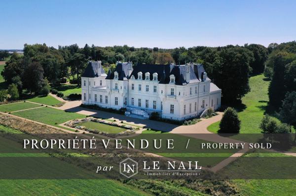GRAND CHÂTEAU XIXe AVEC SES 10 HA DE PARC EN ANJOU
