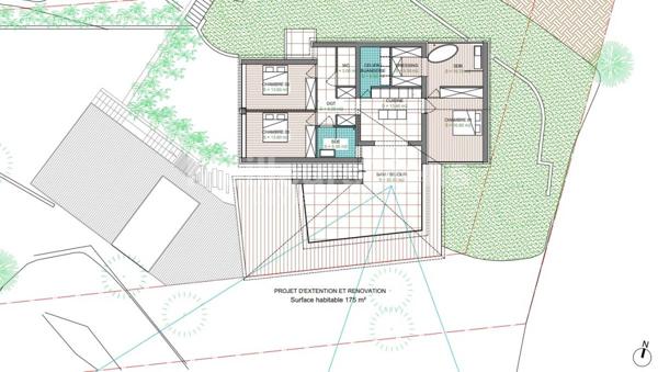 GIGARO Magnifique terrain vue mer avec maison