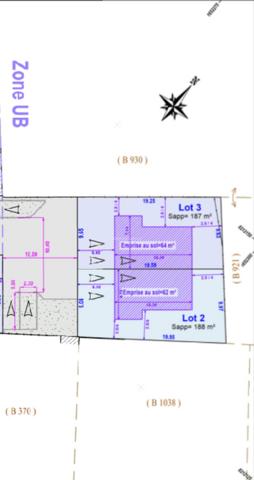 Terrain à bâtir viabilisé de 187 m2 à St Martin du tertre (95270)