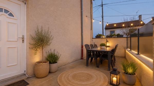 Maison de ville (50m2) - 2 chambres - avec terrasse de 15m2