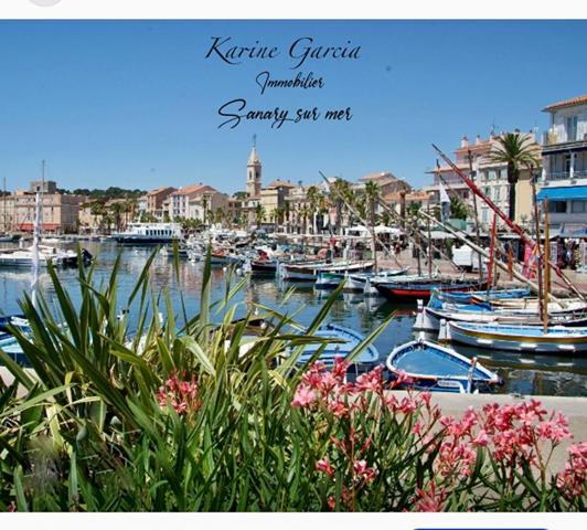 SANARY SUR MER - A 15 minutes à pied du centre ville -  Appartement 4 pièces 87 m2 - parking privatif