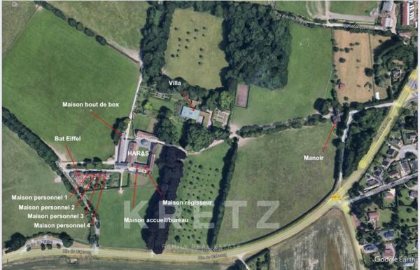 Haras avec Manoir, Villa inscrite MH, ferme, écuries 40boxs, près de 70Ha, 4km de la Mer