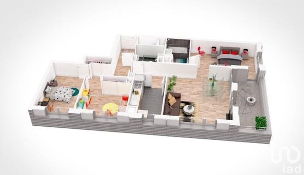 Appartement à vendre 4 pièces 85 m² Boulogne-Billancourt