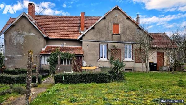 A vendre à VALENCE-EN-POITOU, COUHE / une maison d'habitation de 151m² au sein d'un terrain de 924m²