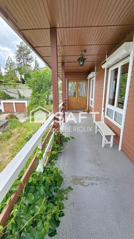 Très agréable maison T6 avec terrain arboré