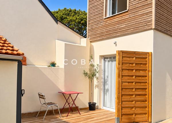 Appartement rénové - 21 m² - 1 chambre - Terrasse - Secteur Saint-Sébastien de Pornichet