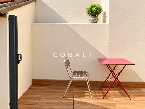 Appartement rénové - 21 m² - 1 chambre - Terrasse - Secteur Saint-Sébastien de Pornichet