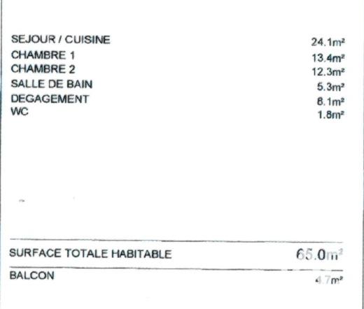 Appartement à vendre 3 pièces 65 m² Saint-Ouen-sur-Seine