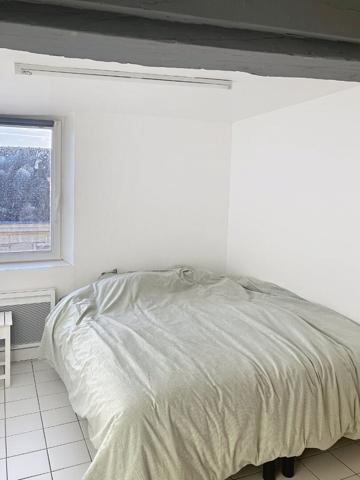 A vendre place Bichon dans la doutre, rue Vauvert, petite copropriété, appartement type 2 avec coin chambre,kitchenette aménagée, chauffage individuel, locataire en place.