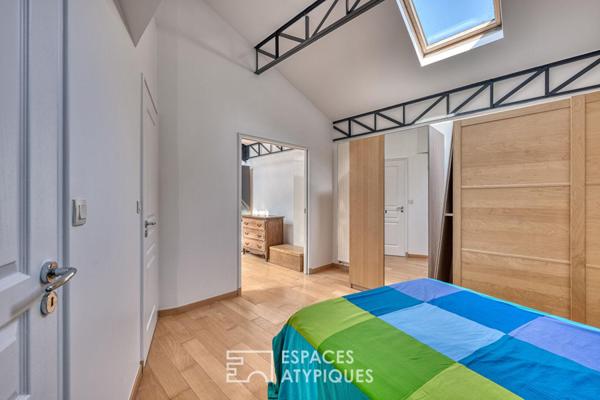Loft industriel sous verrière