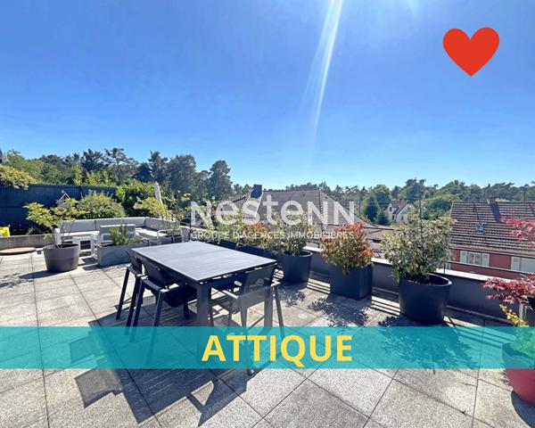 Attique d'exception avec terrasse de 60 m² et prestations haut de gamme