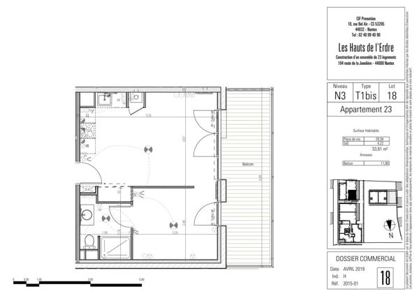 Appartement à louer à Nantes (44300)
