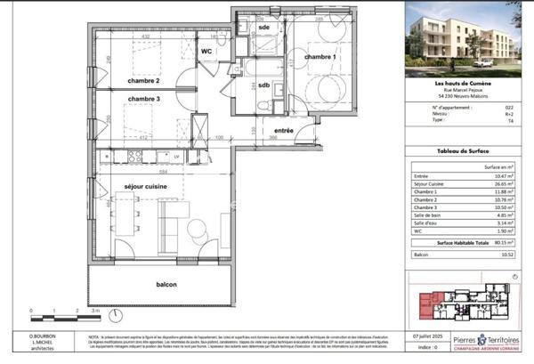 À VENDRE – SUPERBE T4 NEUF – 80 m² – NEUVES-MAISONS