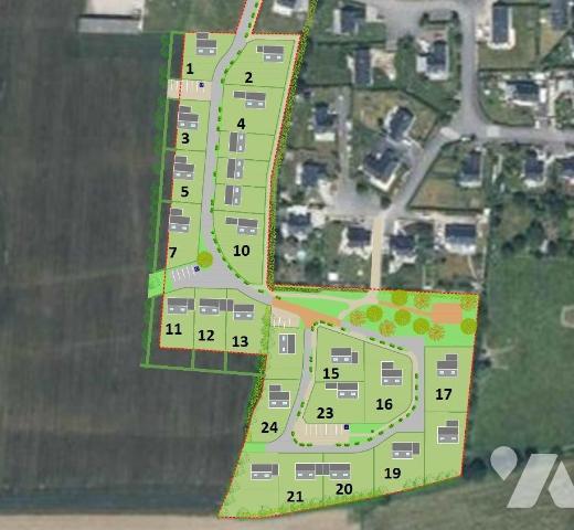 Au Bourg, Terrain en Lotissement