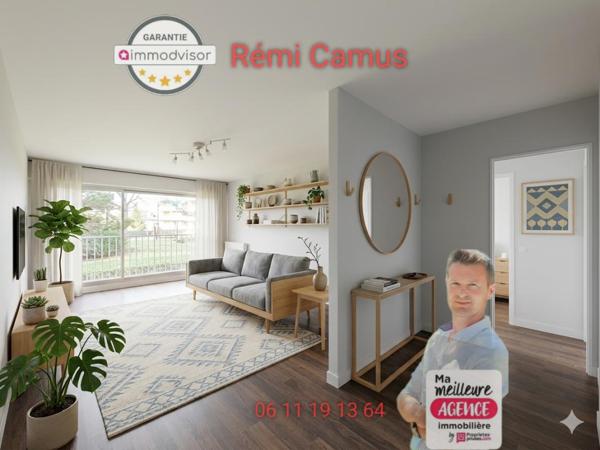 Appartement 3 pièces Rambouillet centre-ville 72 m² environ