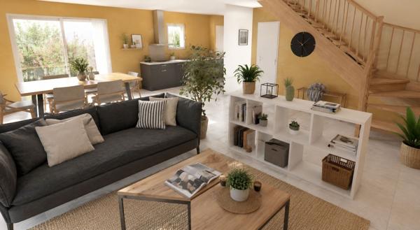 Terrain + Maison à vendre 5 pièces - 100 m²