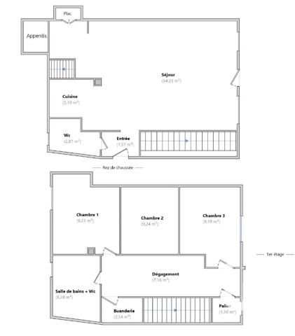 Maison à vendre 4 pièces 91 m² Grézieu-la-Varenne