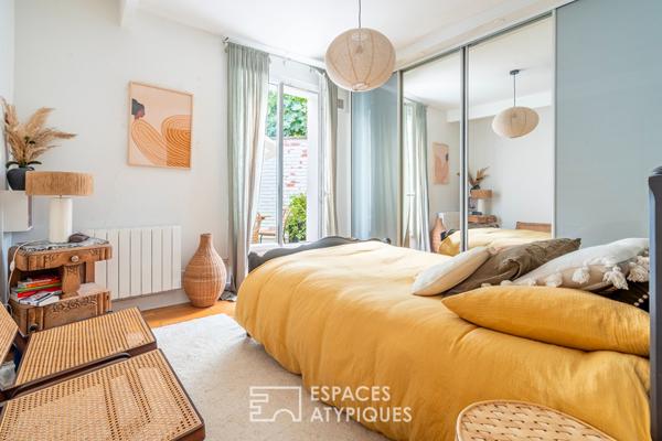 Atelier en duplex à usage mixte avec terrasses