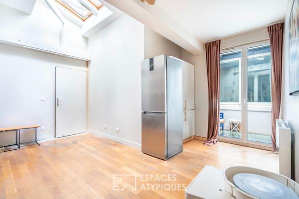 Atelier en duplex à usage mixte avec terrasses