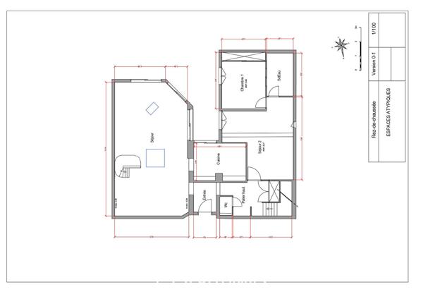 Atelier en duplex à usage mixte avec terrasses