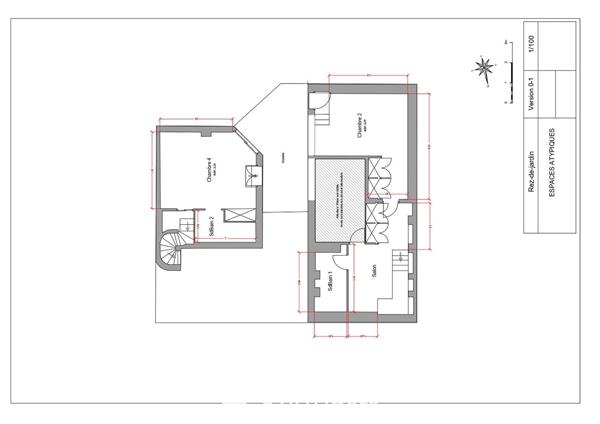 Atelier en duplex à usage mixte avec terrasses