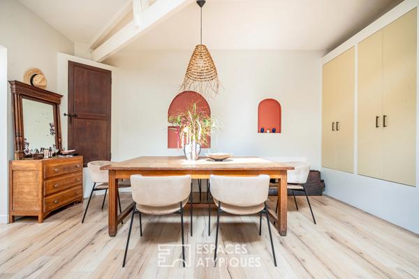 Atelier en duplex à usage mixte avec terrasses