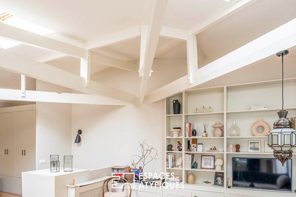 Atelier en duplex à usage mixte avec terrasses