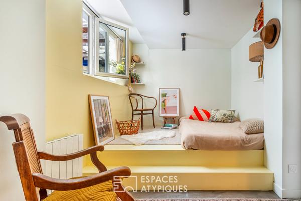 Atelier en duplex à usage mixte avec terrasses